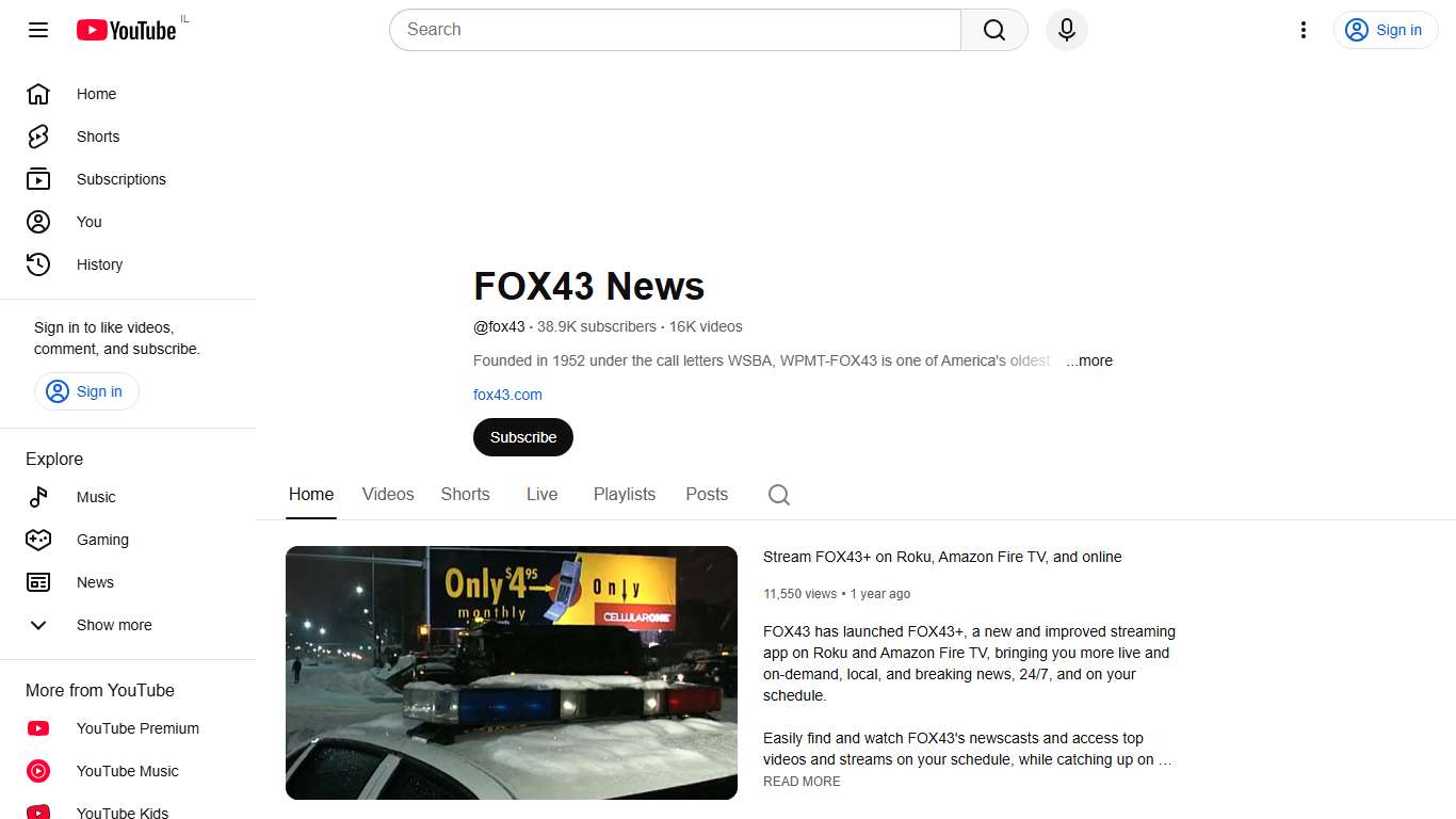 FOX43 News - YouTube